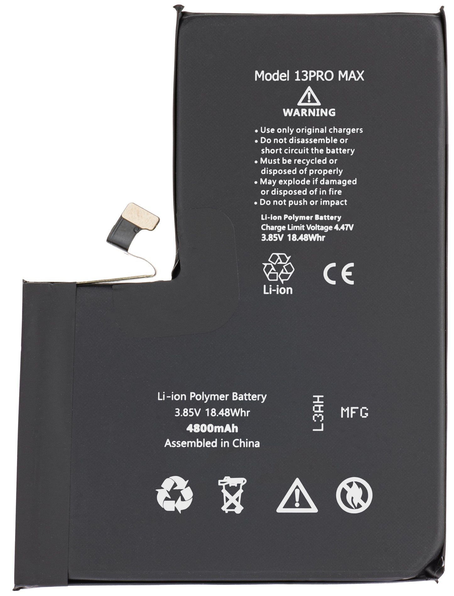 Battery Apple iPhone 13 Pro Max, High Capacity 