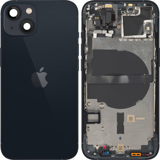 Apple iPhone 13 Battery Cover, With Half Case, Black (Midnight), Swap 