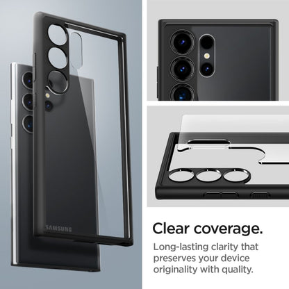 Case for Samsung Galaxy S24 Ultra S928, Spigen, Ultra Hybrid, Black 