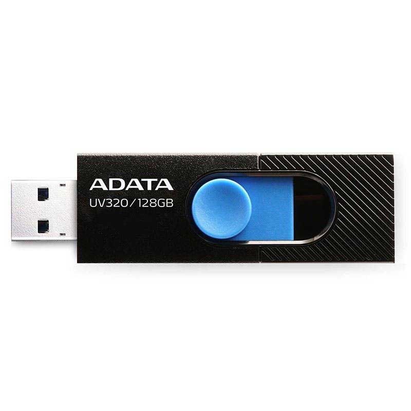 External Memory USB-A 3.2 Adata UV320, 128Gb AUV320-128G-RBKBL 
