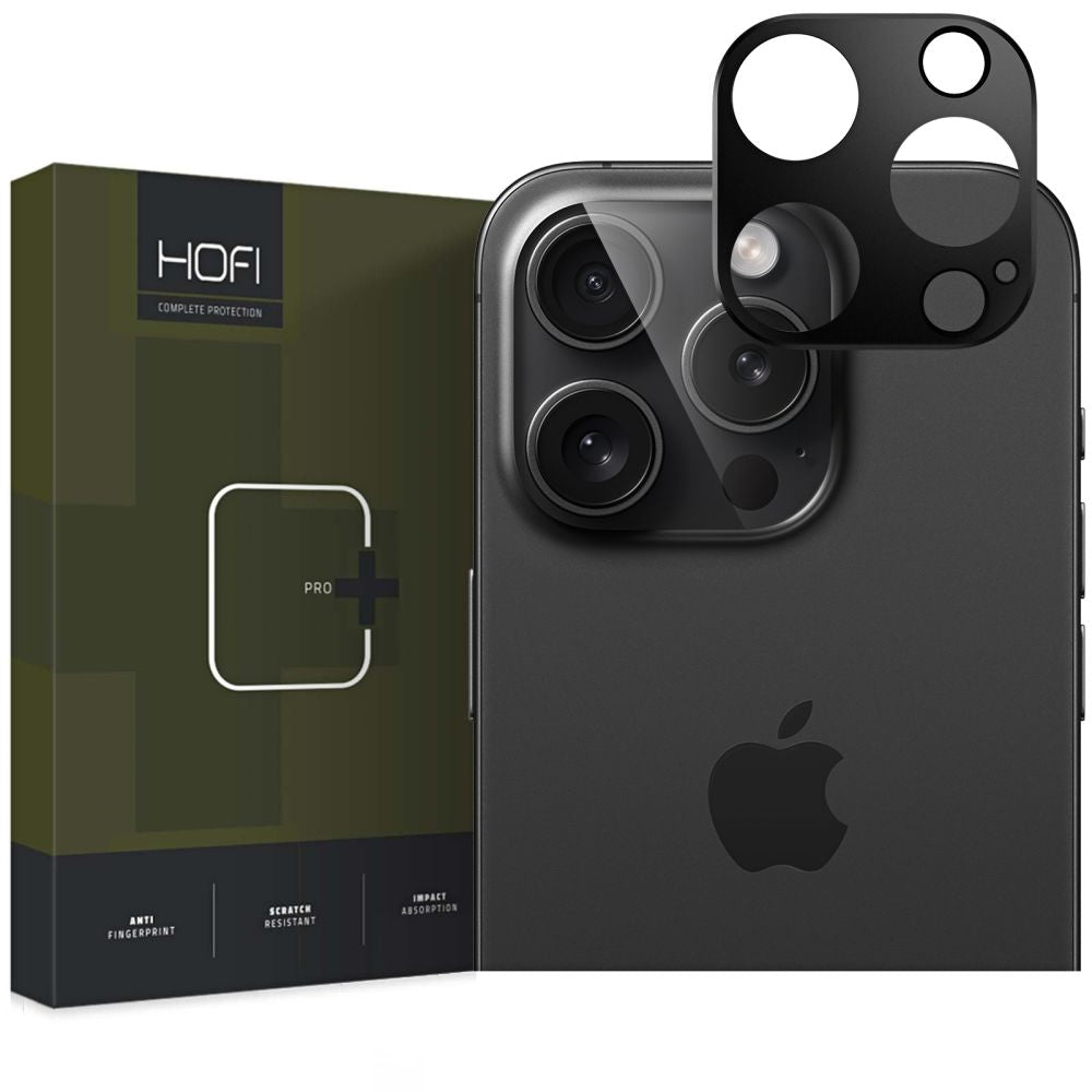 HOFI ALUCAM PRO+ rear camera protective frame for Apple iPhone 16 Pro Max / 16 Pro, Black 